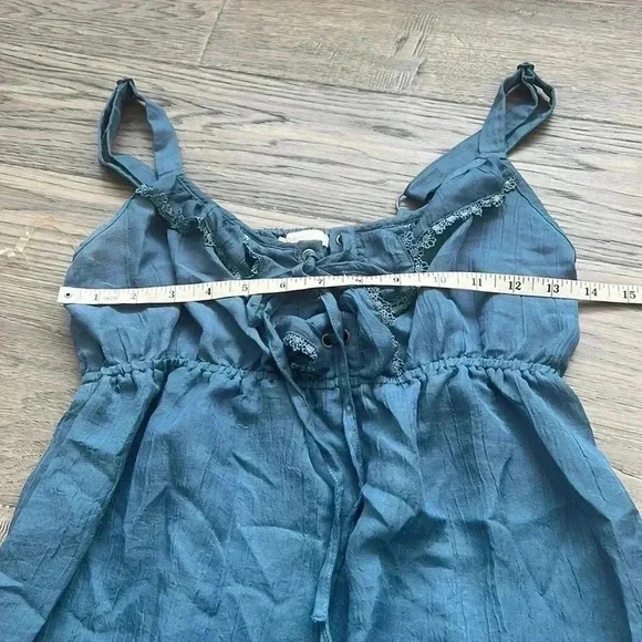 🌸4/$30🌸EDGE design by Mine | Turquoise blue tank top mini dress - Picture 10 of 11